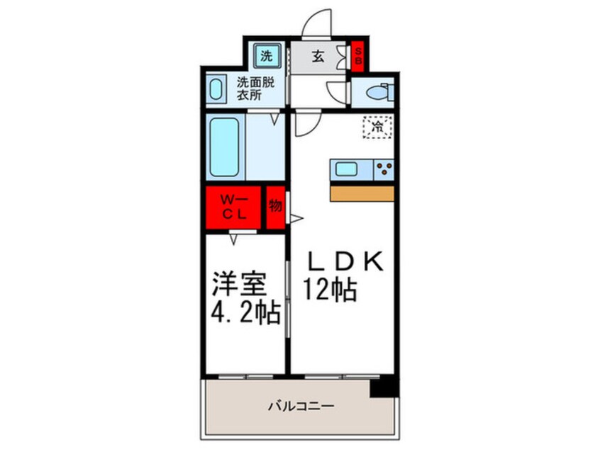 間取図 グレースリバー中之島