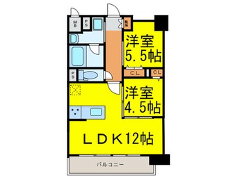 間取図 グレースリバー中之島