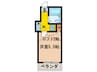 グロ－リ－ハイツ淀 1Kの間取り