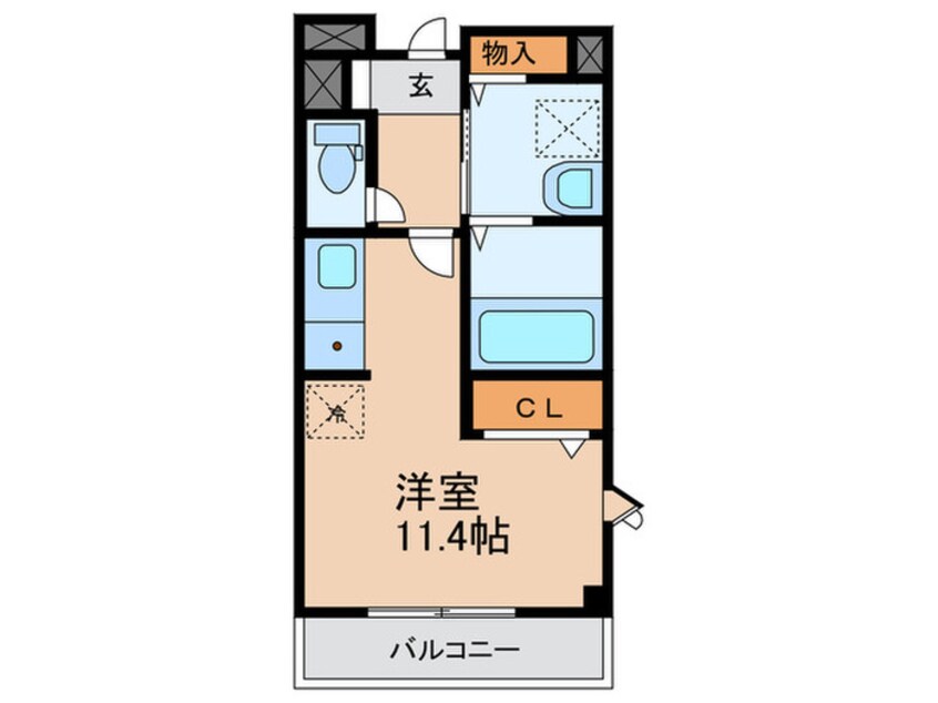 間取図 ラフィネ・ロジュマン