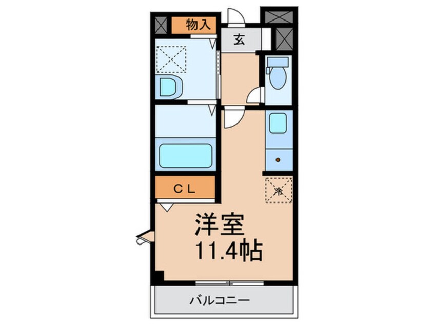 間取図 ラフィネ・ロジュマン