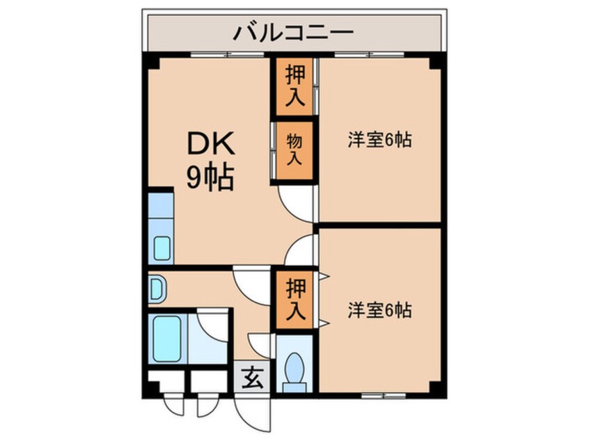 間取図 ロイヤルハイツさつき丘