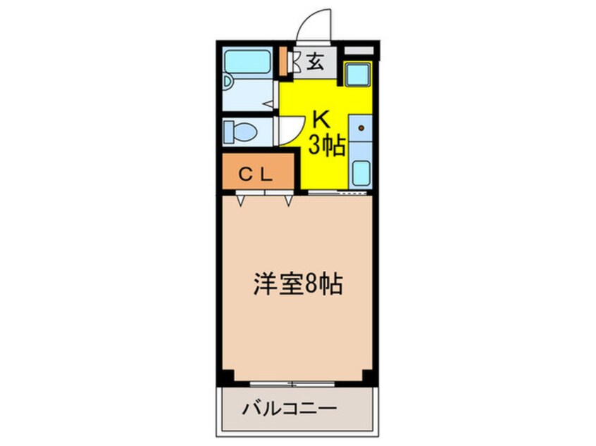 間取図 エスポワール西緑丘