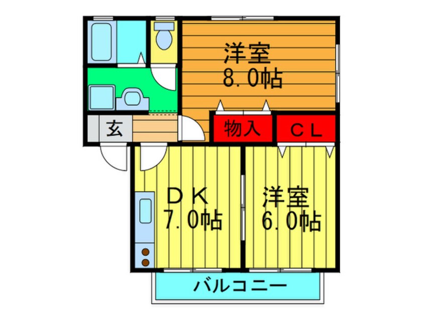 間取図 ローズハイム