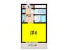 ステュディオ・ル・ココン 1Kの間取り