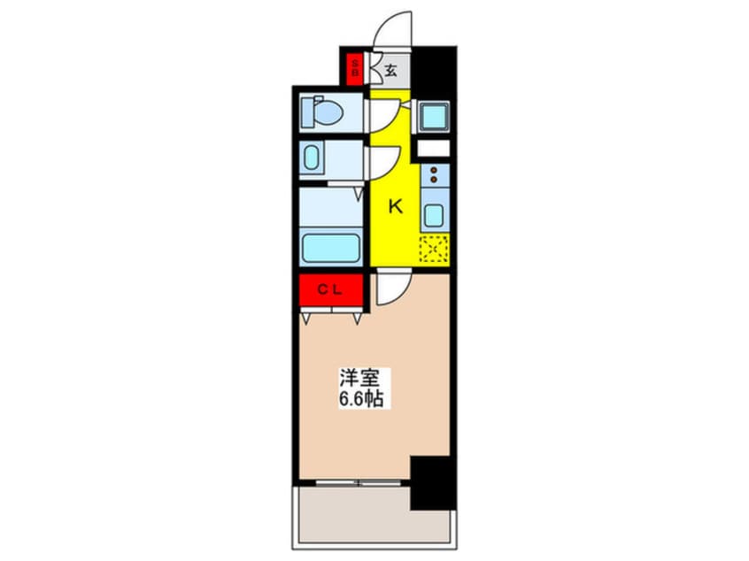 間取図 エスリード京橋（304）