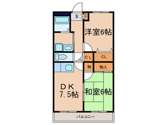 間取図 ケイズガーデン西大路