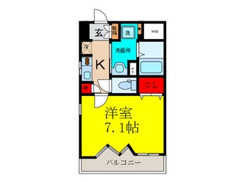 間取図 ア－バンウェル茨木