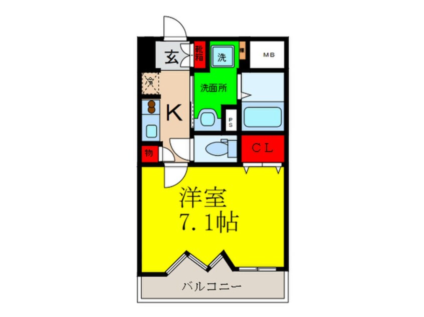 間取図 ア－バンウェル茨木