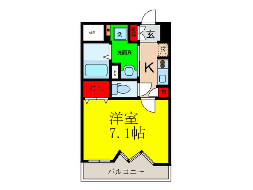 間取図 ア－バンウェル茨木