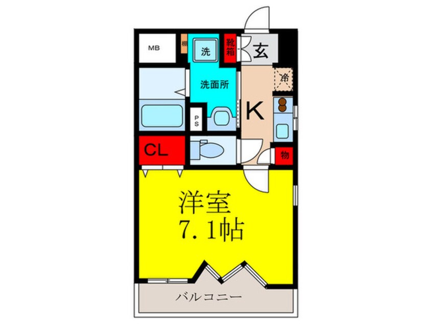 間取図 ア－バンウェル茨木