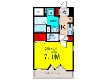 間取図 ア－バンウェル茨木