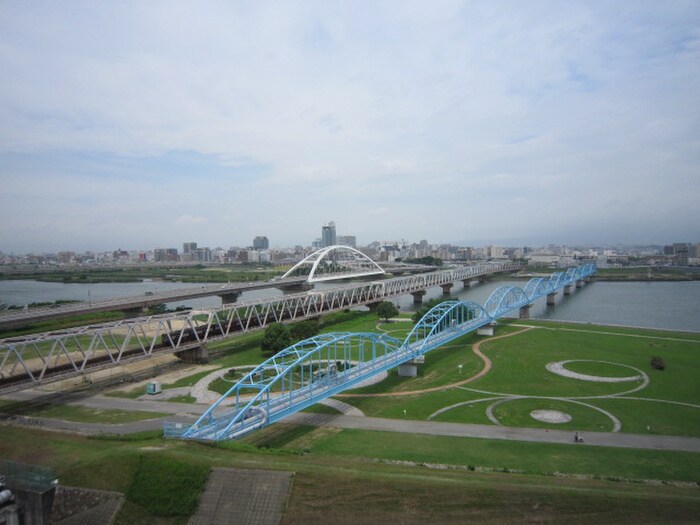 淀川河川公園(公園)まで200m ｴｽﾃﾑｺｰﾄ梅田・天神橋Ⅲｱｳﾞｧﾝﾃ