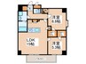 LEGALAND+ABENO　SANMEICHO 2LDKの間取り