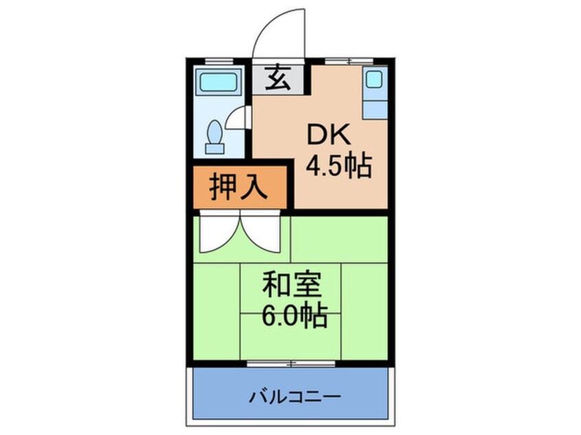 間取図 グリーンコーポ