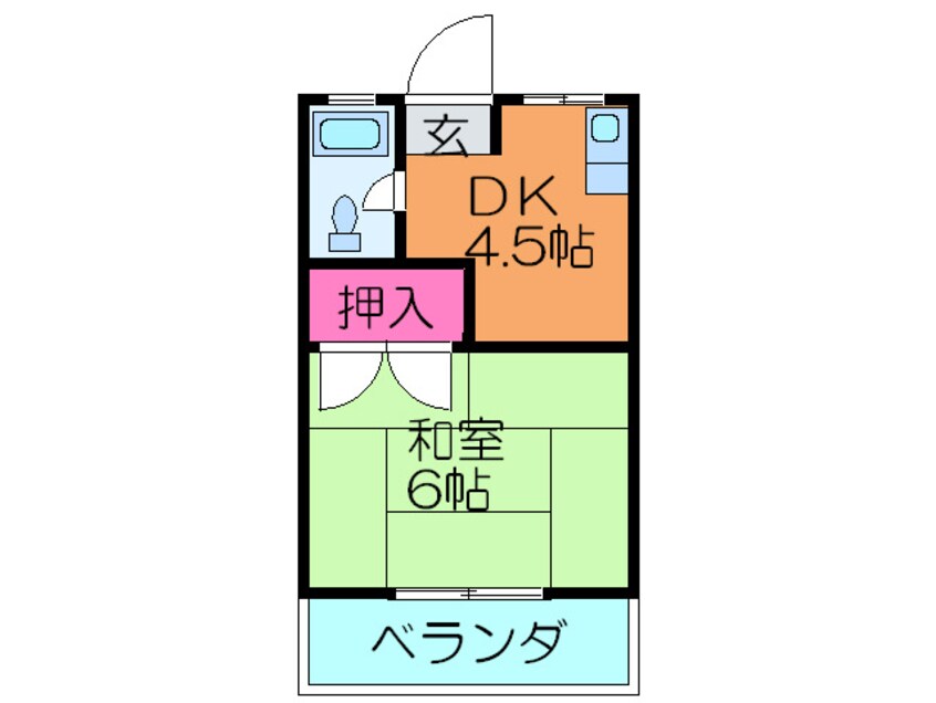 間取図 グリーンコーポ