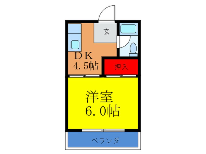 間取図 グリーンコーポ