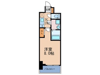 間取図 アルグラッド梅田ＷＥＳＴ