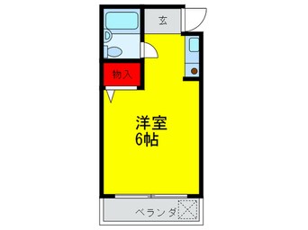 間取図 プレミール北堀江