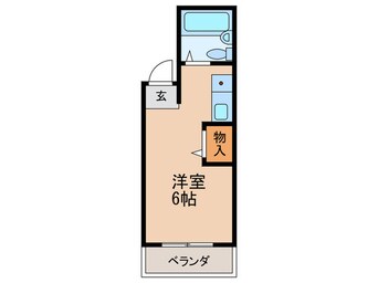 間取図 プレミール北堀江