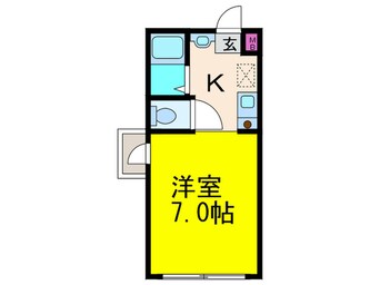 間取図 第２ＫとＫ