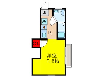 間取図 第２ＫとＫ