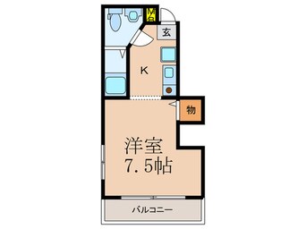 間取図 第２ＫとＫ