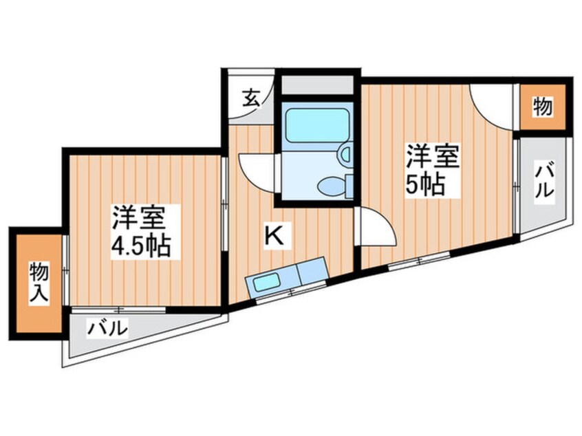 間取図 サンパレス