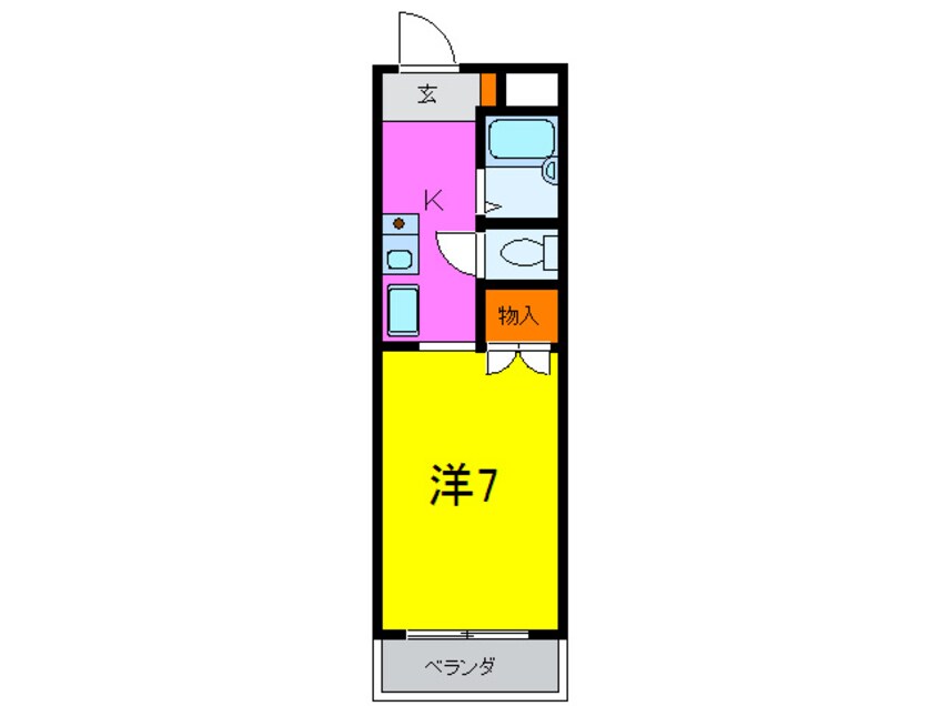 間取図 デュオ･ラフィーネ