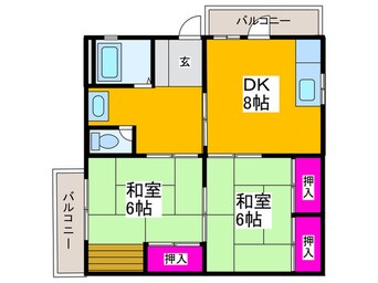 間取図 永山マンション