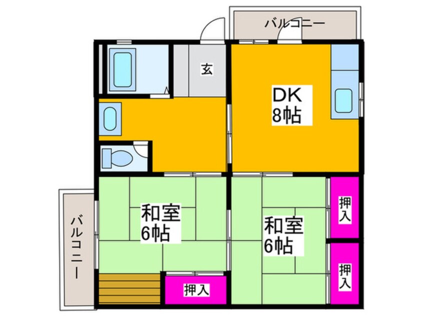 間取図 永山マンション