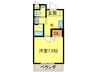 グランベール・京口 1Kの間取り