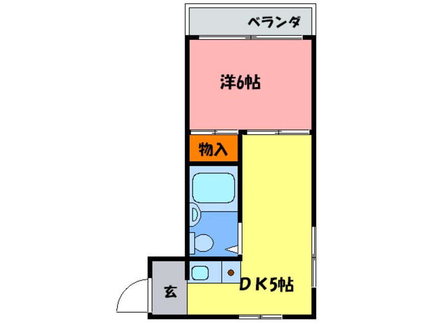 間取図 ラフォ－レ豊中Ⅱ