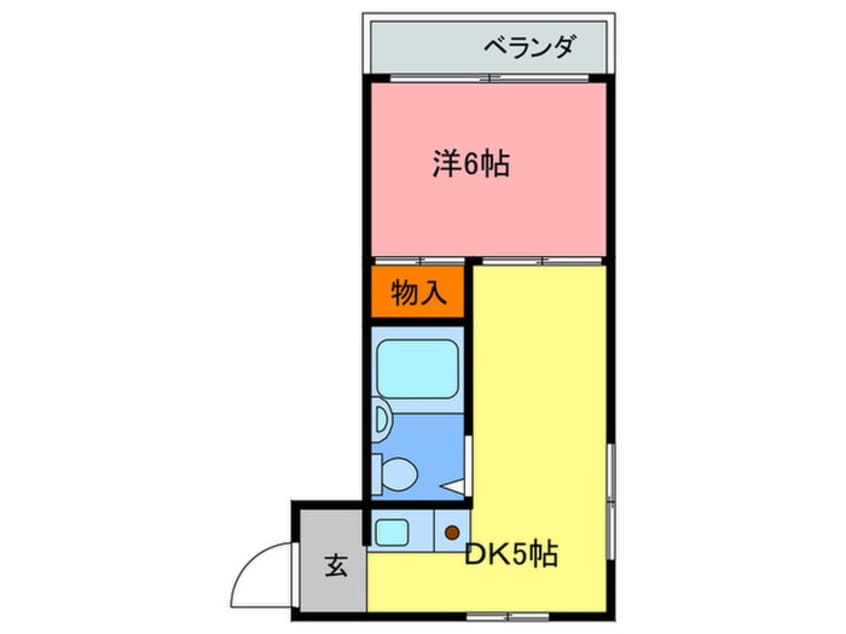 間取図 ラフォ－レ豊中Ⅱ