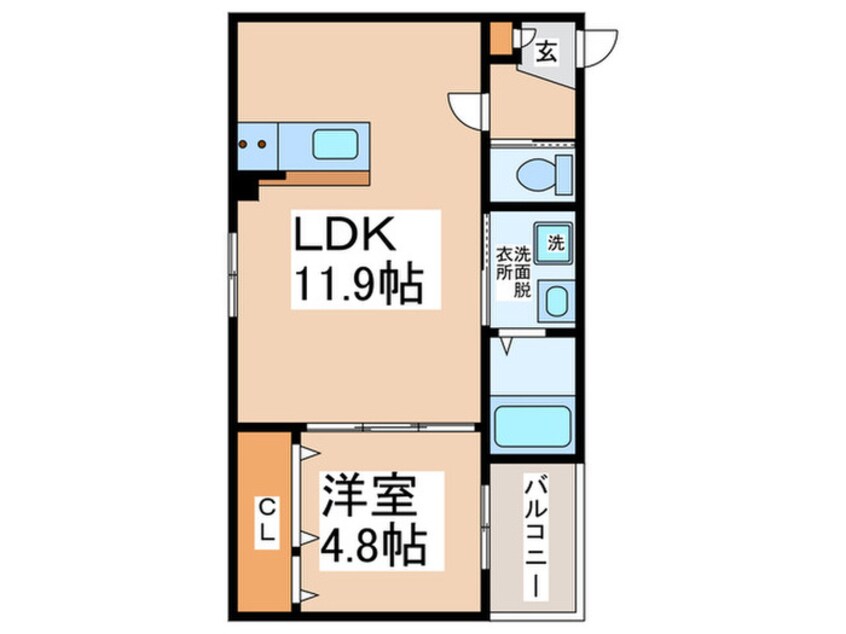 間取図 ＡＲＣＡ泉佐野