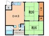 トキワマンション 2DKの間取り