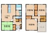 草津市湖州平戸建貸家 4LDKの間取り