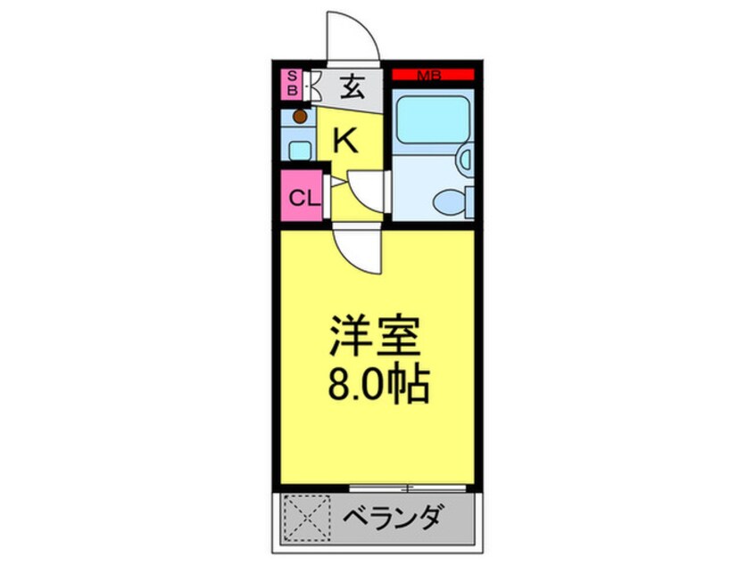 間取図 ＰＡＬＭＩＺＩＯ花園Ⅰ