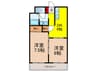 カパルア 2DKの間取り