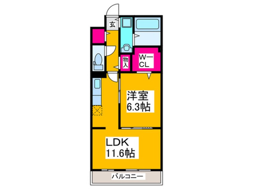 間取図 仮)ヒカルサ堺市大野芝