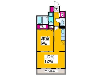 間取図 仮)ヒカルサ堺市大野芝