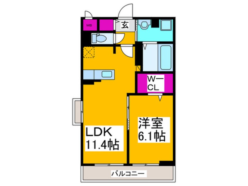 間取図 仮)ヒカルサ堺市大野芝