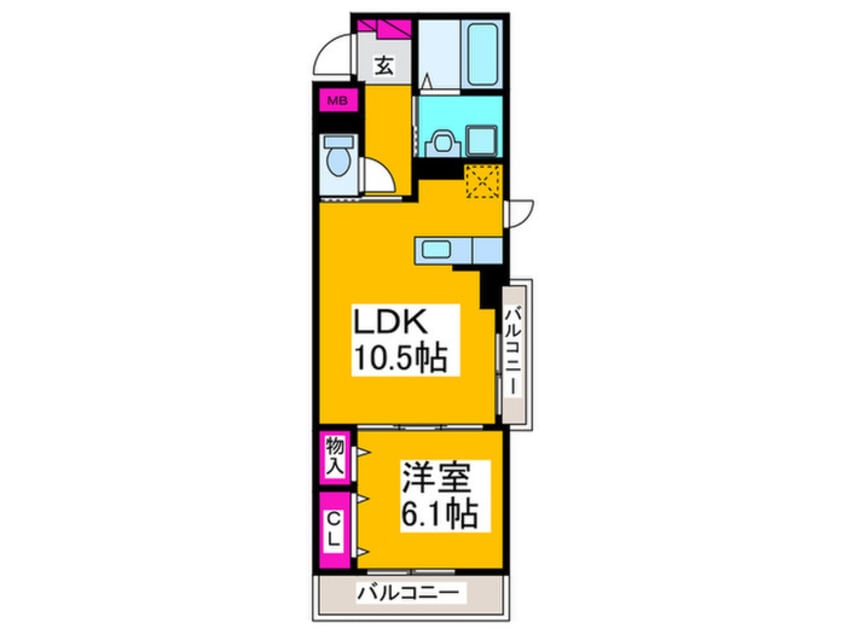 間取図 仮)ヒカルサ堺市大野芝
