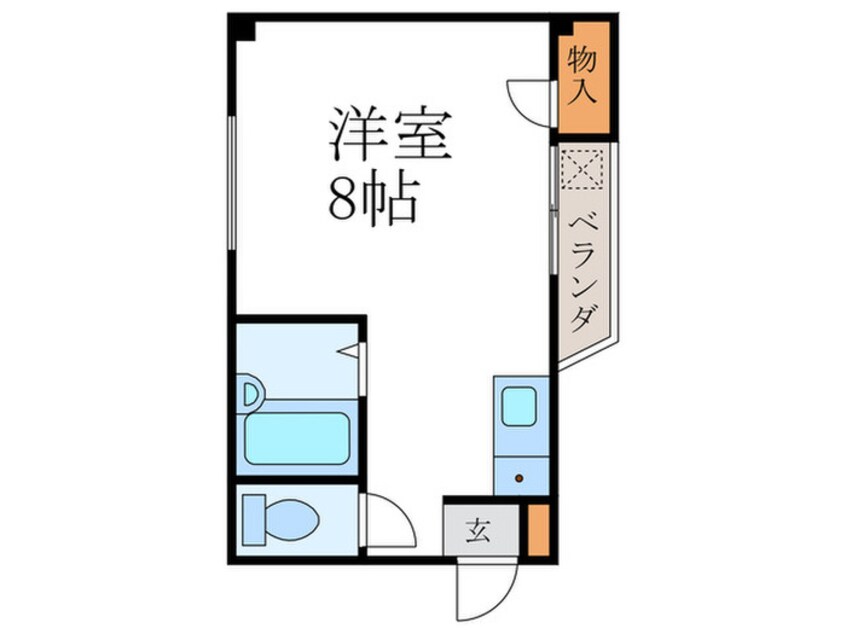 間取図 ラ・メ－ルⅢ