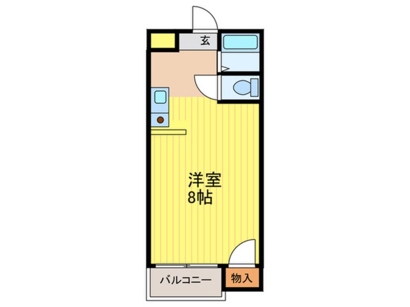 間取図 ラ・メ－ルⅢ