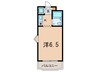 ジョイフル滝の茶屋 1Kの間取り