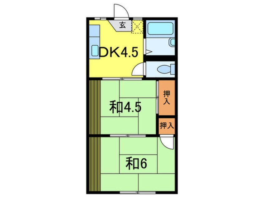 間取図 芦名ファミリ－タウン