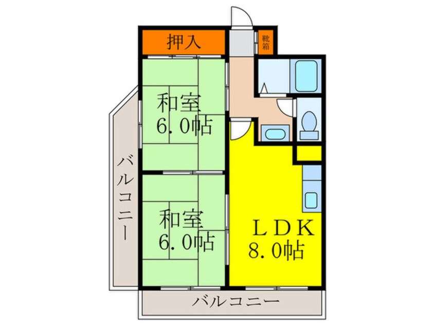 間取図 第２丸重グランドハイツ