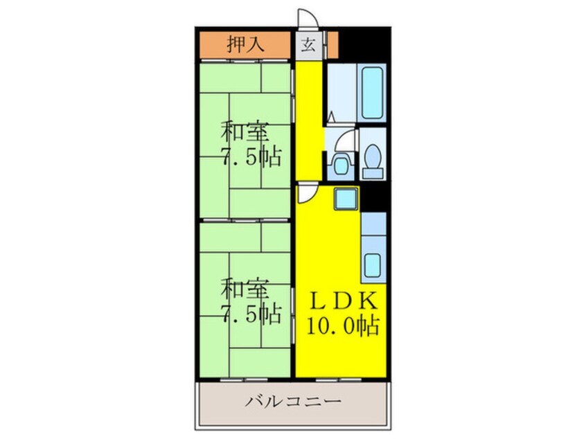 間取図 第２丸重グランドハイツ