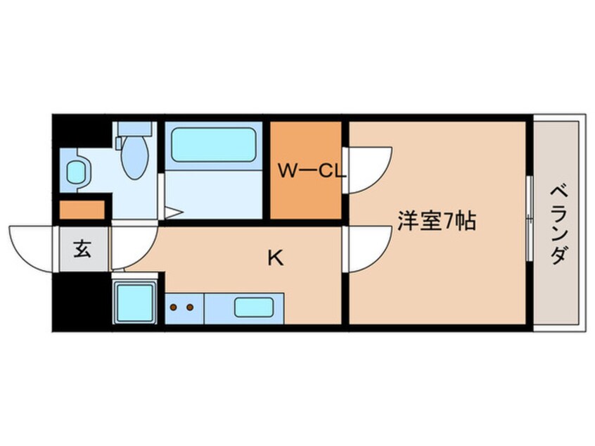 間取図 T´s　SQUARE大阪城(402)